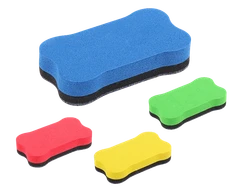 Mini Bone Magnetic Whiteboard Eraser 7cm x 4cm x 2cm 24pc - Default Image