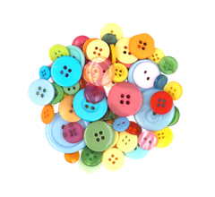 Bulk Button Tub Assorted 500g