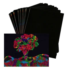 Bertie® Scratch Art Paper 18.5 x 25.3cm 25pc - Default Image