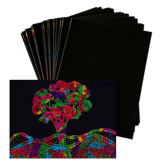 Bertie® Scratch Art Paper 18.5 x 25.3cm 25pc - Default Image