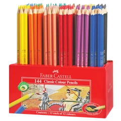 Faber-Castell Classic Coloured Pencils Classpack 144pc - Default Image