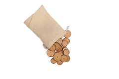 Natural Wood Slices Small 2-4cm 250g - Second Image