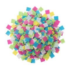 Tissue Paper Squares 2.5cm Asst 10000pc