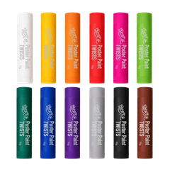 Bertie® Poster Paints Twists Asst 12pc - Product Image 2