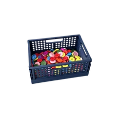 Bertie® Folding Storage Basket A5 30 x 20 x 12cm 1pc - Product Image 2