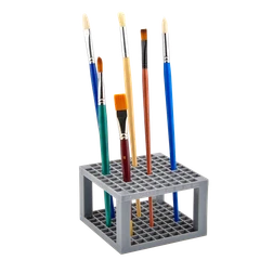 Bertie® 96 Hole Plastic Brush Stand 1pc - Default Image