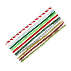 Christmas Chenille Sticks Asst 250pc - Product Image 2
