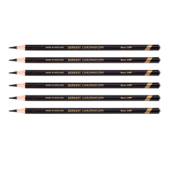 Derwent Chromaflow Pencil Black 6pc - Default Image