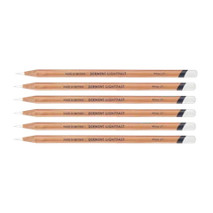 Derwent Lightfast Pencil White 6pc - Product Image 2