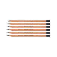 Derwent Lightfast Pencil Black 6pc - Default Image