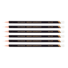 Derwent Chromaflow Pencil White 6pc - Default Image