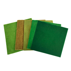 Bertie®  Paper Modelling Grass Sheets Assorted Greens 30x30cm 5pc - Default Image