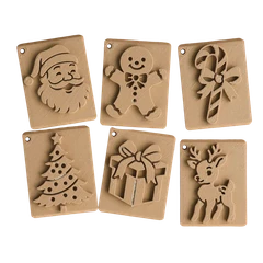 Christmas Eco Stamp Set 6pc - Default Image