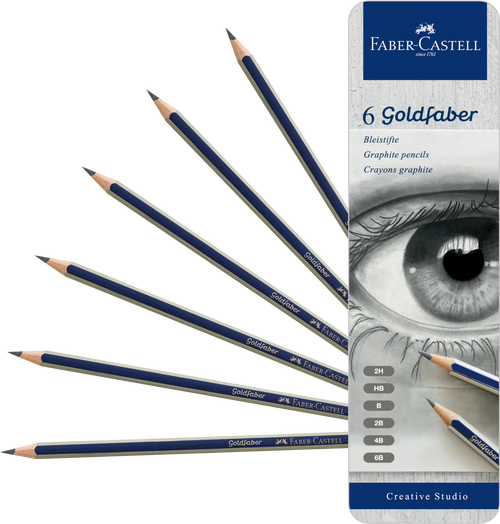 imfc8kccd17852o0612ir5683b-13912_Faber-Castell_Goldfaber_Graphite_Pencil_Tin_6pc_ProductShot_Front_Display.tif