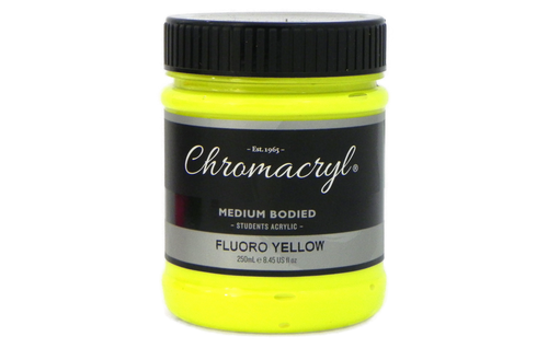 ch4pbdjtu54038r3303kk5si04-11707_Chromacryl_Acrylic_Paint_Fluro_Yellow_250ml_Front_2.png