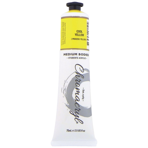 8bbi0pkr550dd95audd9jd287f-11733_Chromacryl_Acrylic_Paint_Cool_Yellow_75ml_Front_3.png