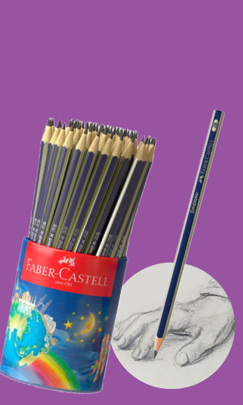 Giotto Turbo Color school pack of 144 fibre-tip markers in assorted colours, displayed in a red plastic storage tub