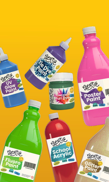 Great Value Paint Supplies – poster paint, fluoro paint and school acrylic