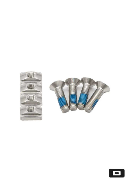 Wingfoil Mastbase Slot Nut + Screw Set