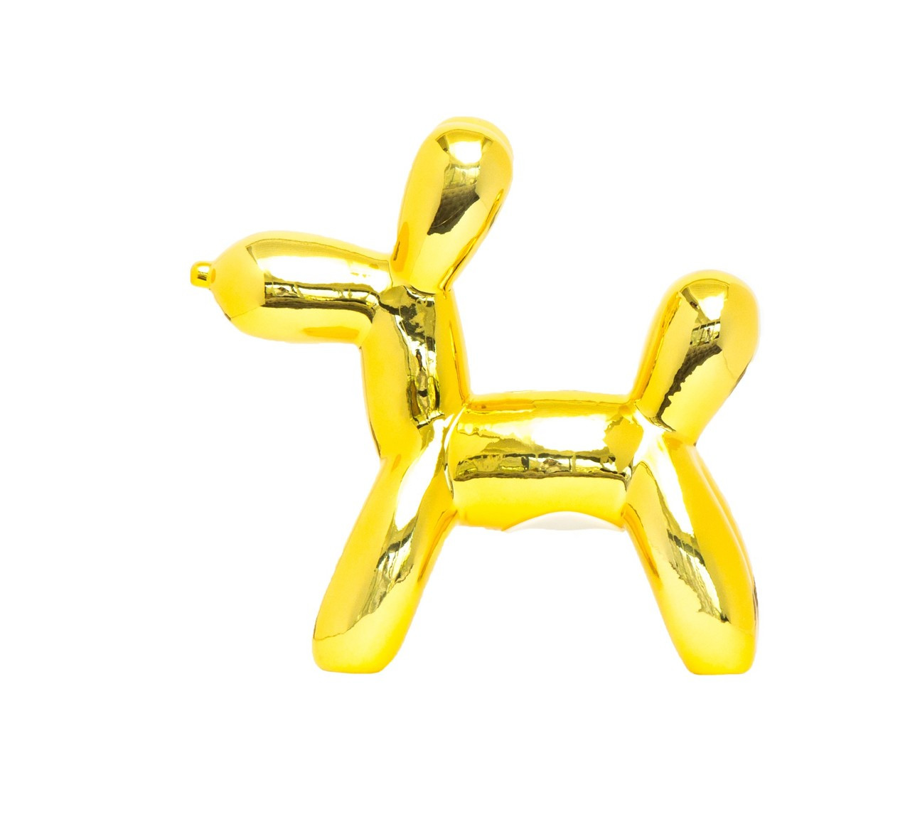 Interior Illusions Plus Yellow Mini Ceramic Dog Piggy Bank - 7.5