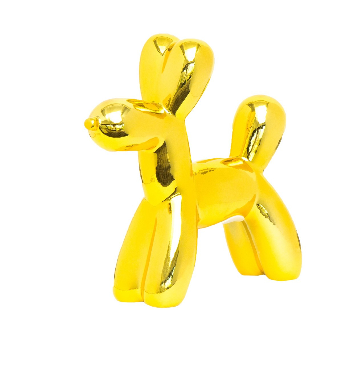 Interior Illusions Plus Yellow Mini Ceramic Dog Piggy Bank - 7.5