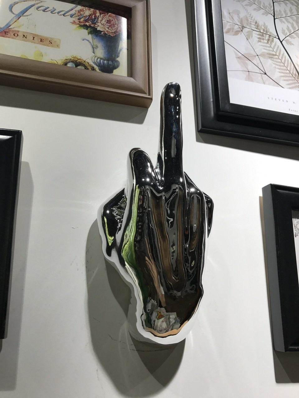 Interior Illusions Middle Finger Wall Hook