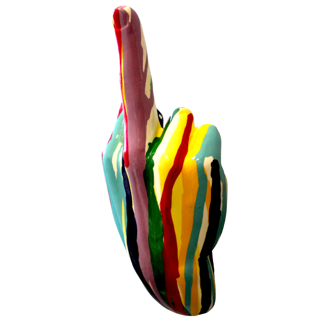 Interior Illusions Middle Finger Hand Wall Hook 9 Tall x 4.5 Inches Wide