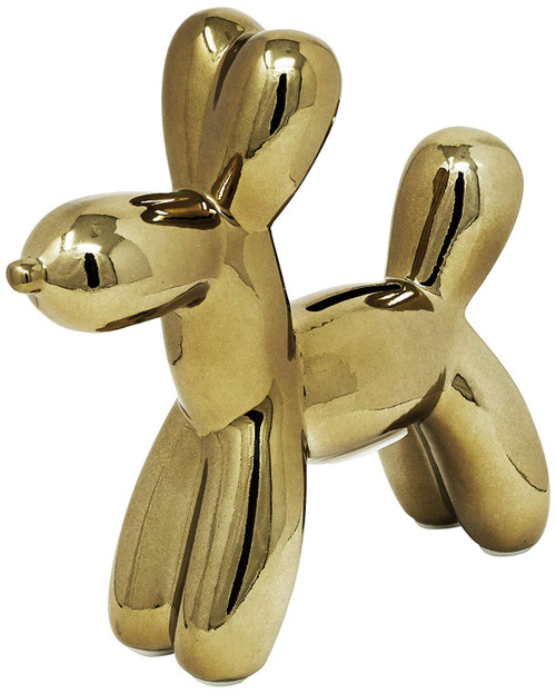 Interior Illusions Plus Yellow Mini Ceramic Dog Piggy Bank - 7.5