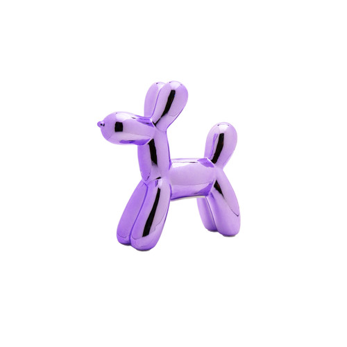 Interior Illusions Plus Lavender Mini Ceramic Dog Piggy Bank - 7.5" tall