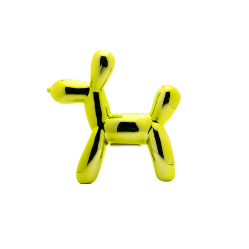 Interior Illusions Plus Lime Mini Ceramic Dog Piggy Bank - 7.5" tall