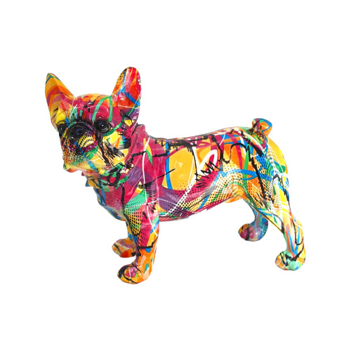 新品未開封 Squeezers Bulldog Design 1個 Interior Illusions Plus Splatter French Bulldog with Leg Up