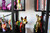 Interior Illusions Plus  Gold Dripping Expressionist Sitting Dog  - 12" tall
