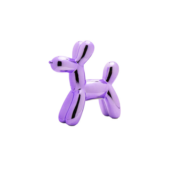 Interior Illusions Plus Lavender Mini Ceramic Dog Piggy Bank - 7.5" tall