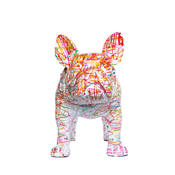 Interior Illusions Plus Expressionist Standing Bulldog - 14" long