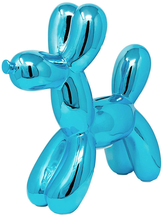 Interior Illusions Plus Blue Balloon Dog Bank - 12" tall