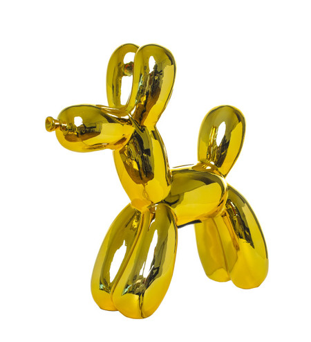 Interior Illusions Plus Yellow Ceramic Dog Piggy Bank - 12