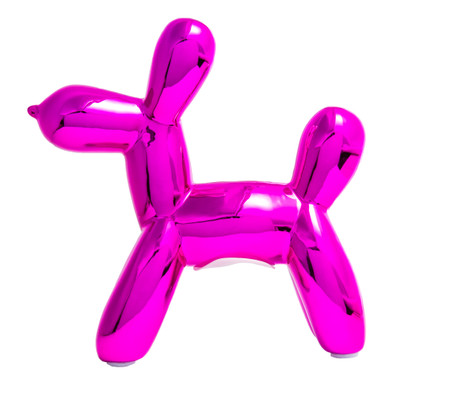 Interior Illusions Plus Hot Pink Mini Ceramic Dog Piggy Bank - 7.5