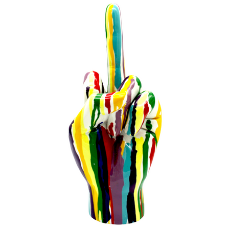 Interior Illusions Plus Jumbo XXL Graffiti Middle Finger Tabletop