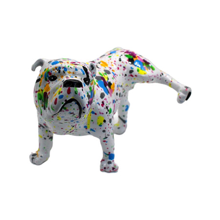 新品未開封 Squeezers Bulldog Design 1個 Interior Illusions Plus Splatter French Bulldog with Leg Up