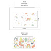 Rainbow Wall Stickers Size