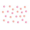 Pink Polka Dots Wall Stickers