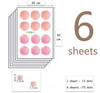 Pink Polka Dots Wall Stickers