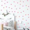 Pink Polka Dots Wall Stickers