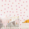 Pink Polka Dots Wall Stickers