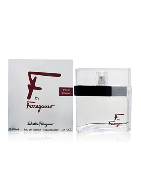 FERRAGAMO 'F' POUR HOMME MEN 3.4 OZ. EDT SPRAY / 8032529115653