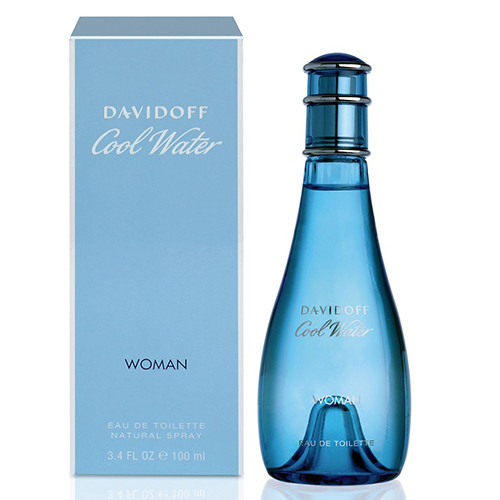 DAVIDOFF COOL WATER WOMAN 3.4 OZ. EDT SP / 3414202011752