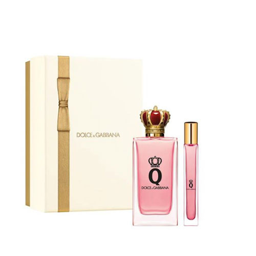 SET DOLCE & GABBANA QUEEN WOMEN ( 2 PC ) 3.4 OZ EDP SP / 0.34 OZ EDP SP / 8054754403541