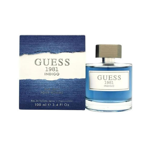 GUESS 1981 INDIGO MEN 3.4 OZ EDT SP / 85715321985