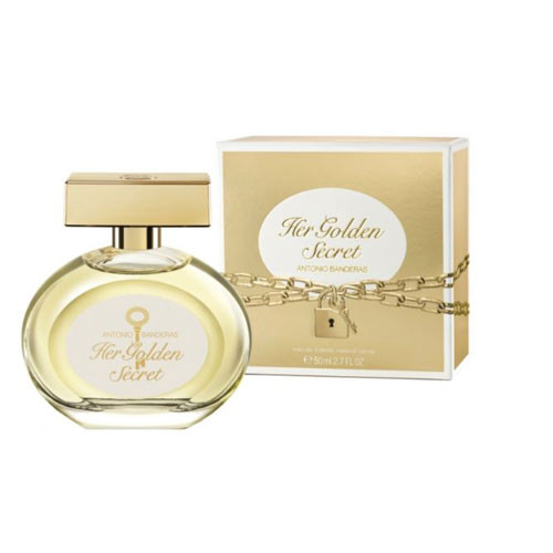 ANTONIO BANDERAS HER GOLDEN SECRET WOMEN 2.7 OZ EDT SP / 8411061081006