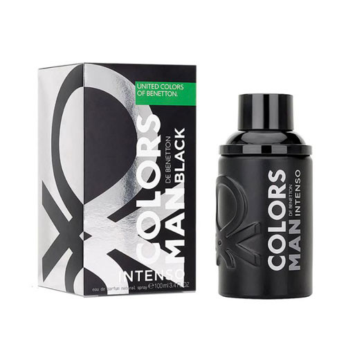 BENETON COLORS BLACK INTENSE MEN 3.4 OZ.EDP SP / 0